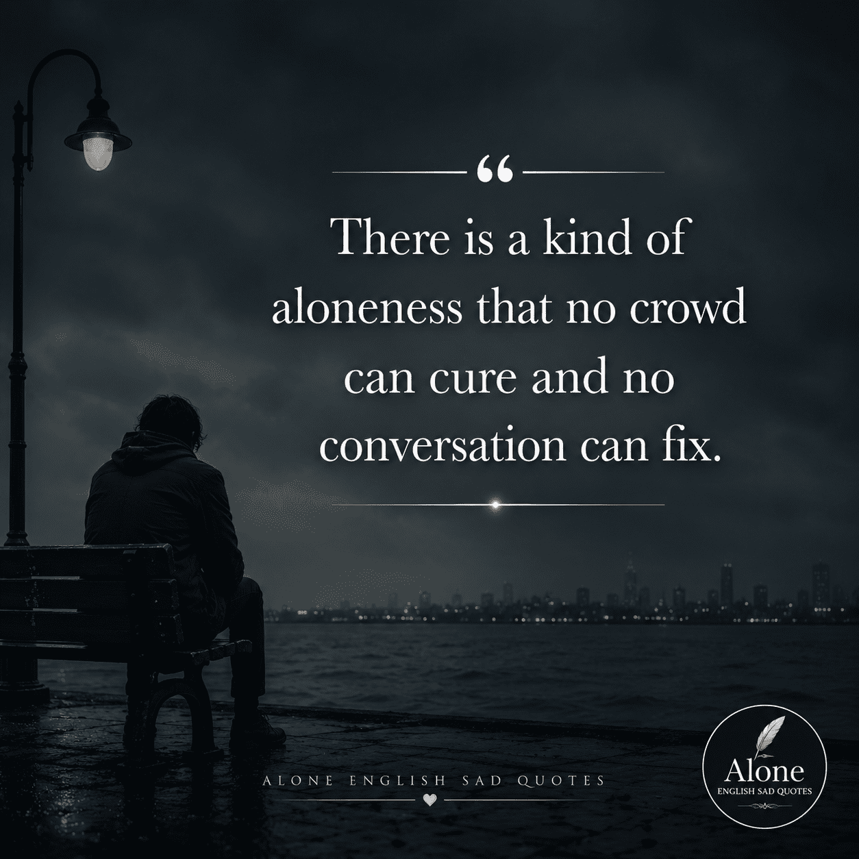 Alone English sad Quotes