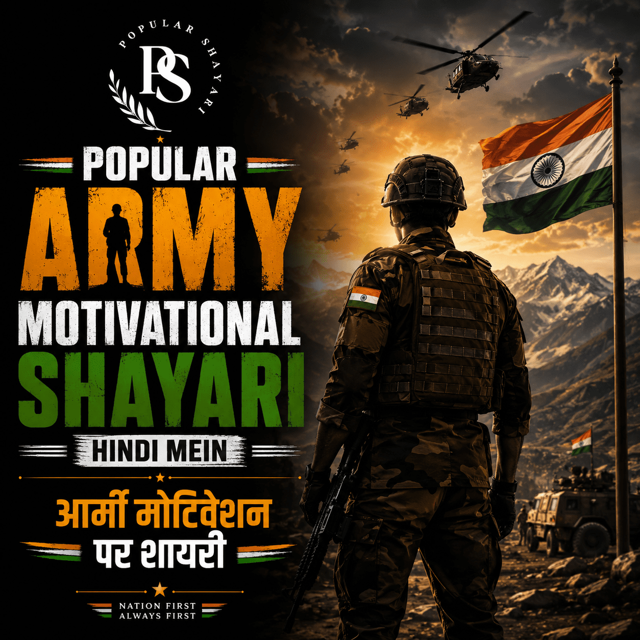 Army Motivational Shayari Hindi Mein