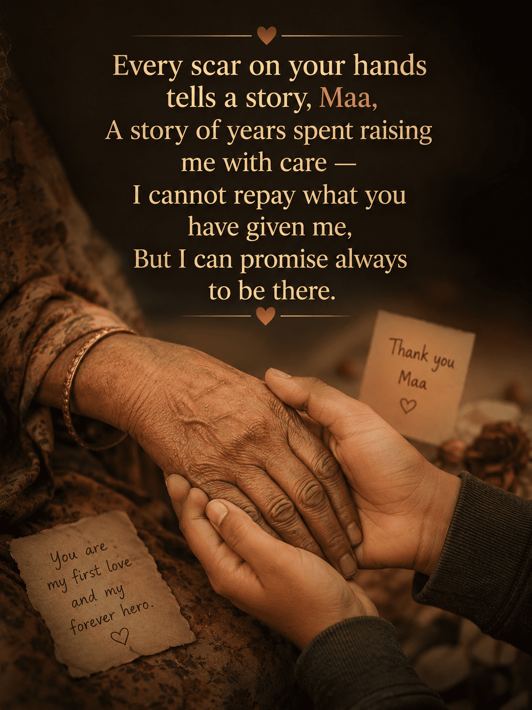 Maa Ke Liye Shayari English