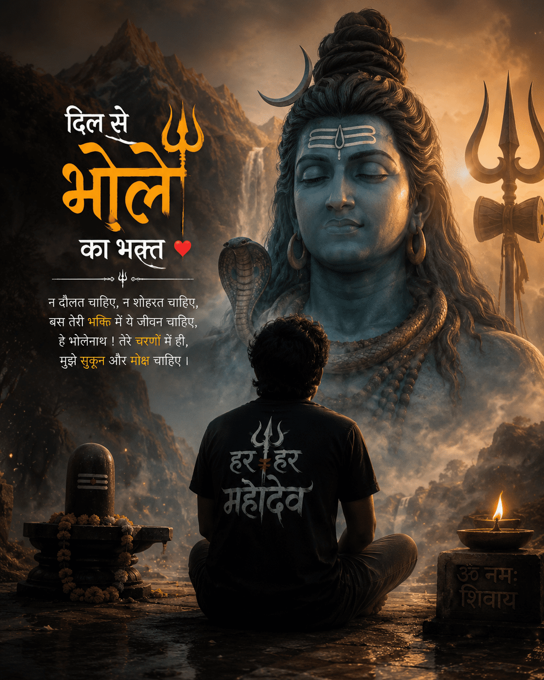 Mahadev Caption in Hindi
