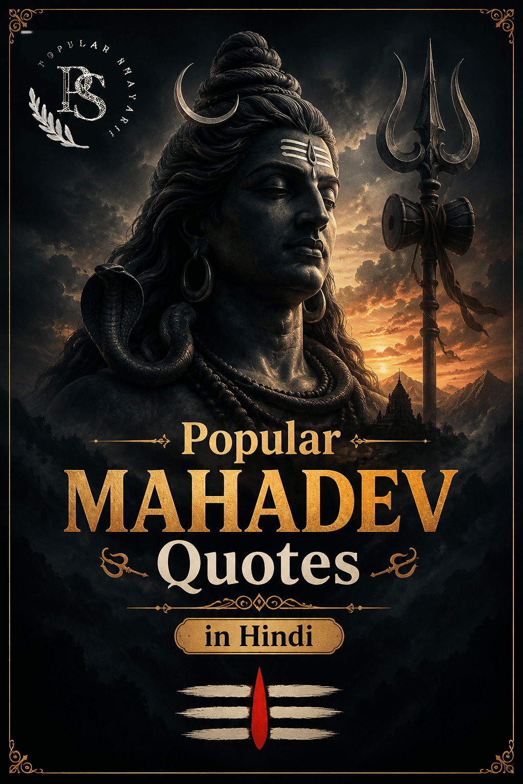 Popular Mahadev Quotes in Hindi