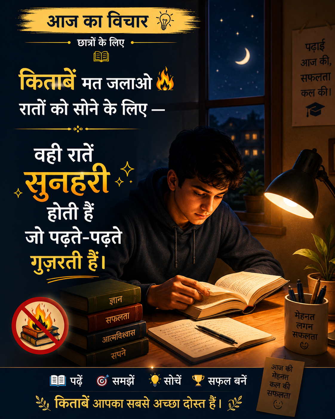 Thought of the Day for Students in Hindi