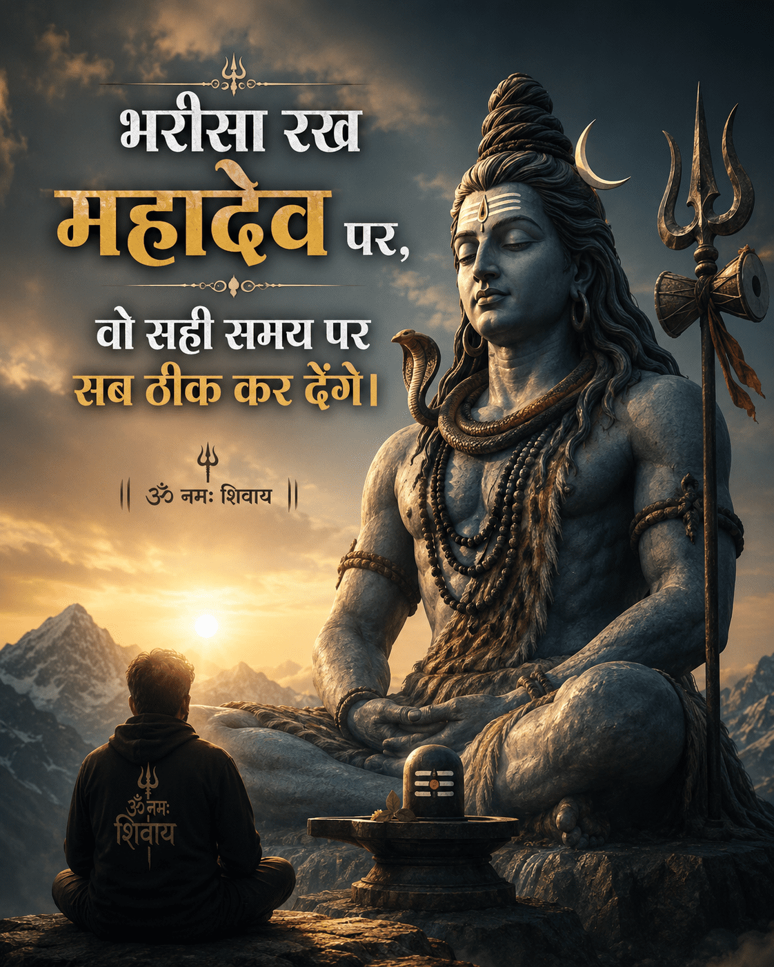 Trust Lord Shiva Quotes in Hindi