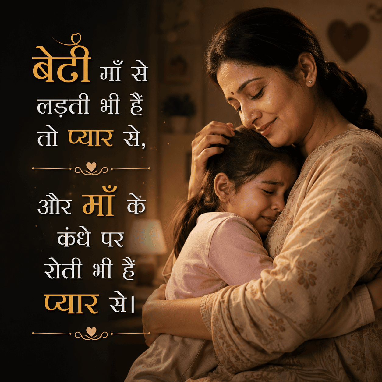 Beti Maa Shayari hindi
