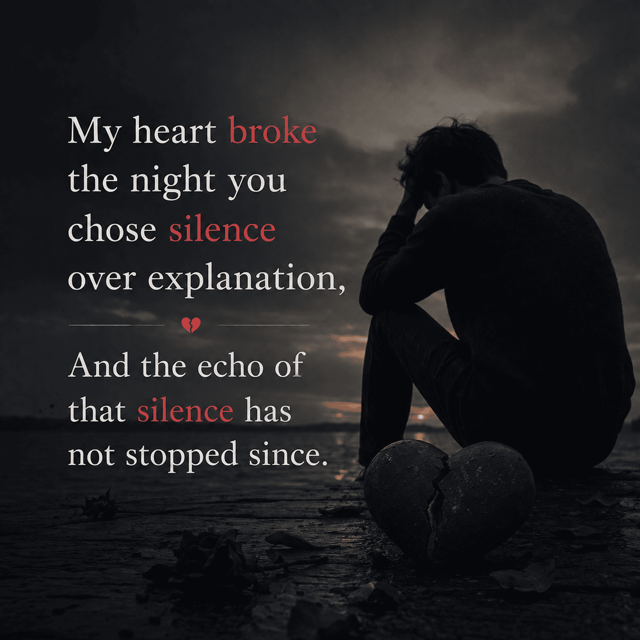 Broken Heart Shayari in English