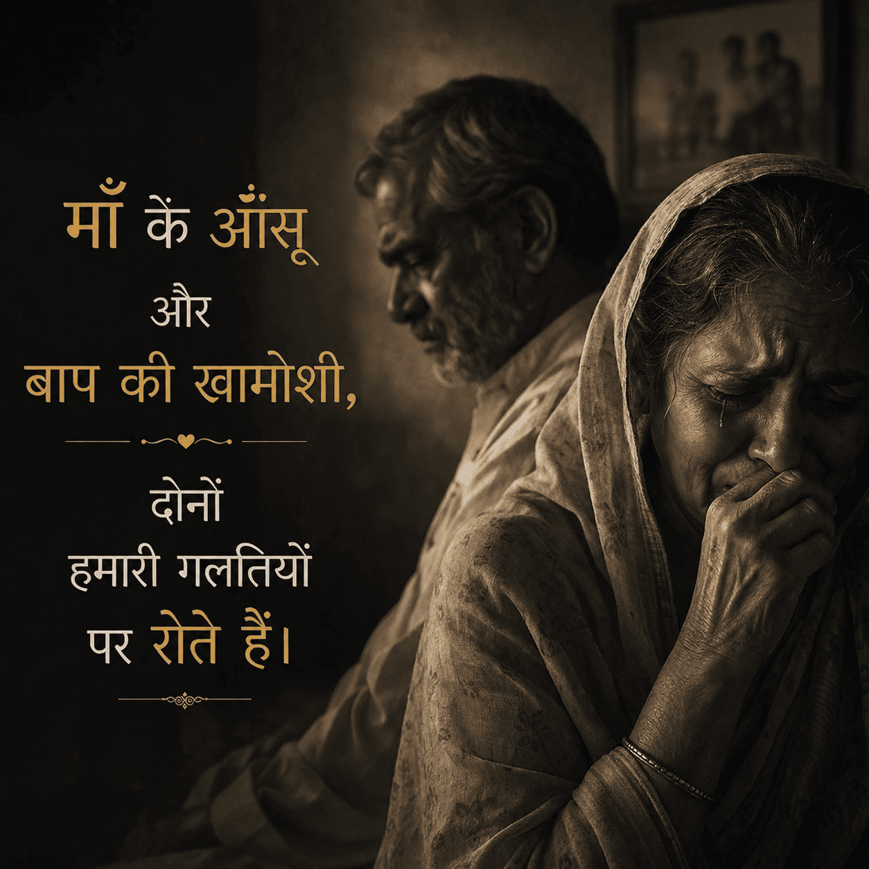Maa Baap Emotional Hindi Shayari