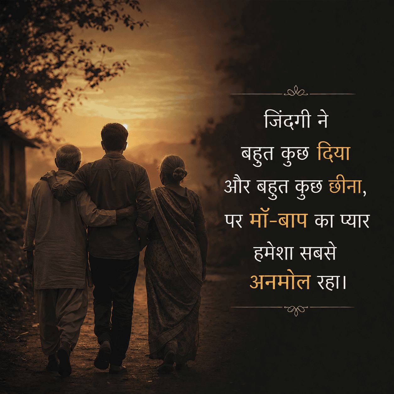 Maa Baap Emotional Shayari hindi