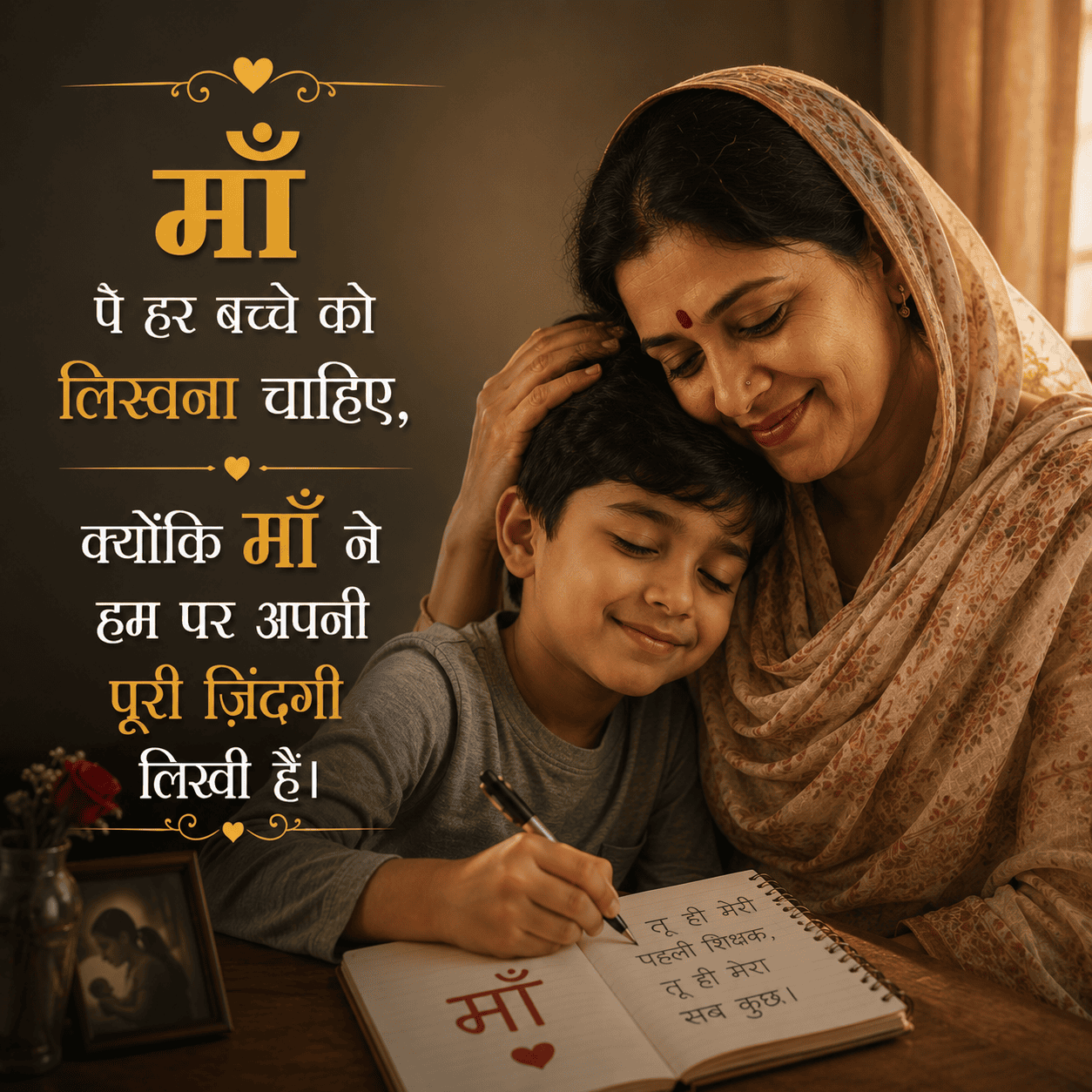 Maa Pe Hindi Shayari
