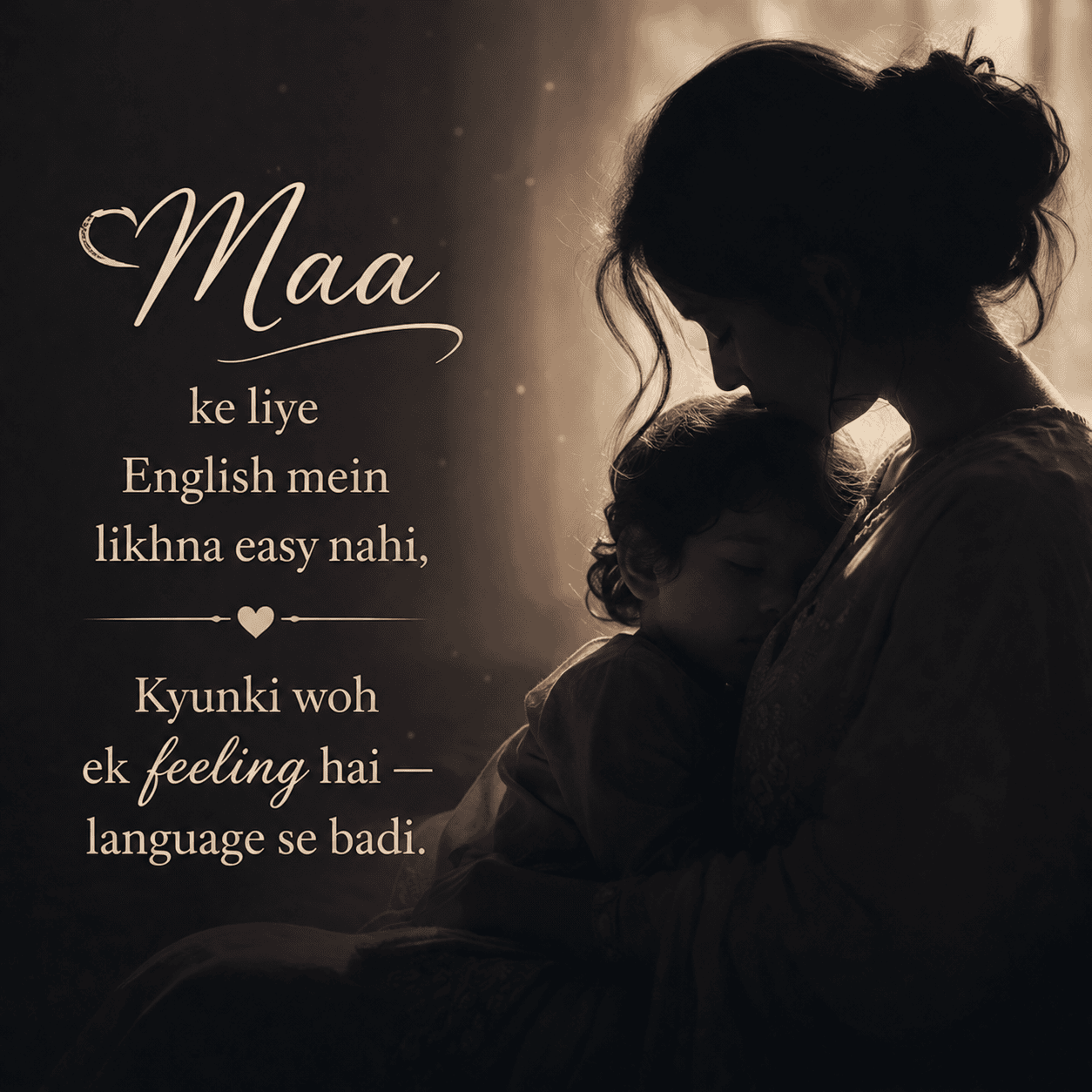 Maa ke liye English mein