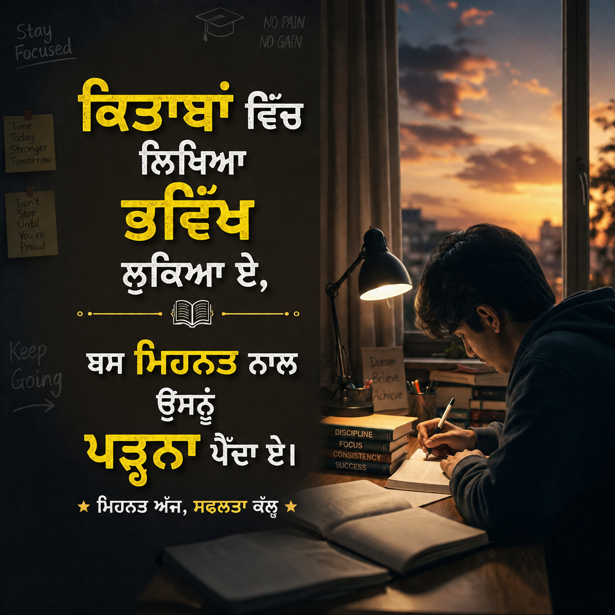 Motivational Shayari in Punjabi for Students