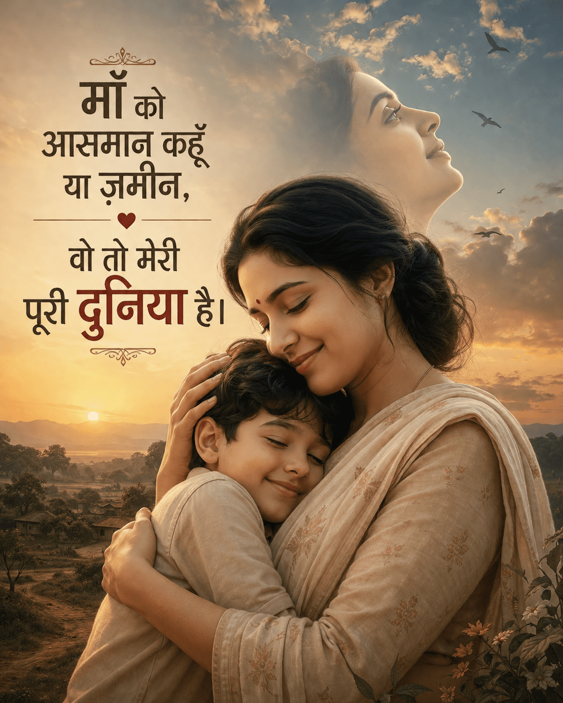 maa par shayarii