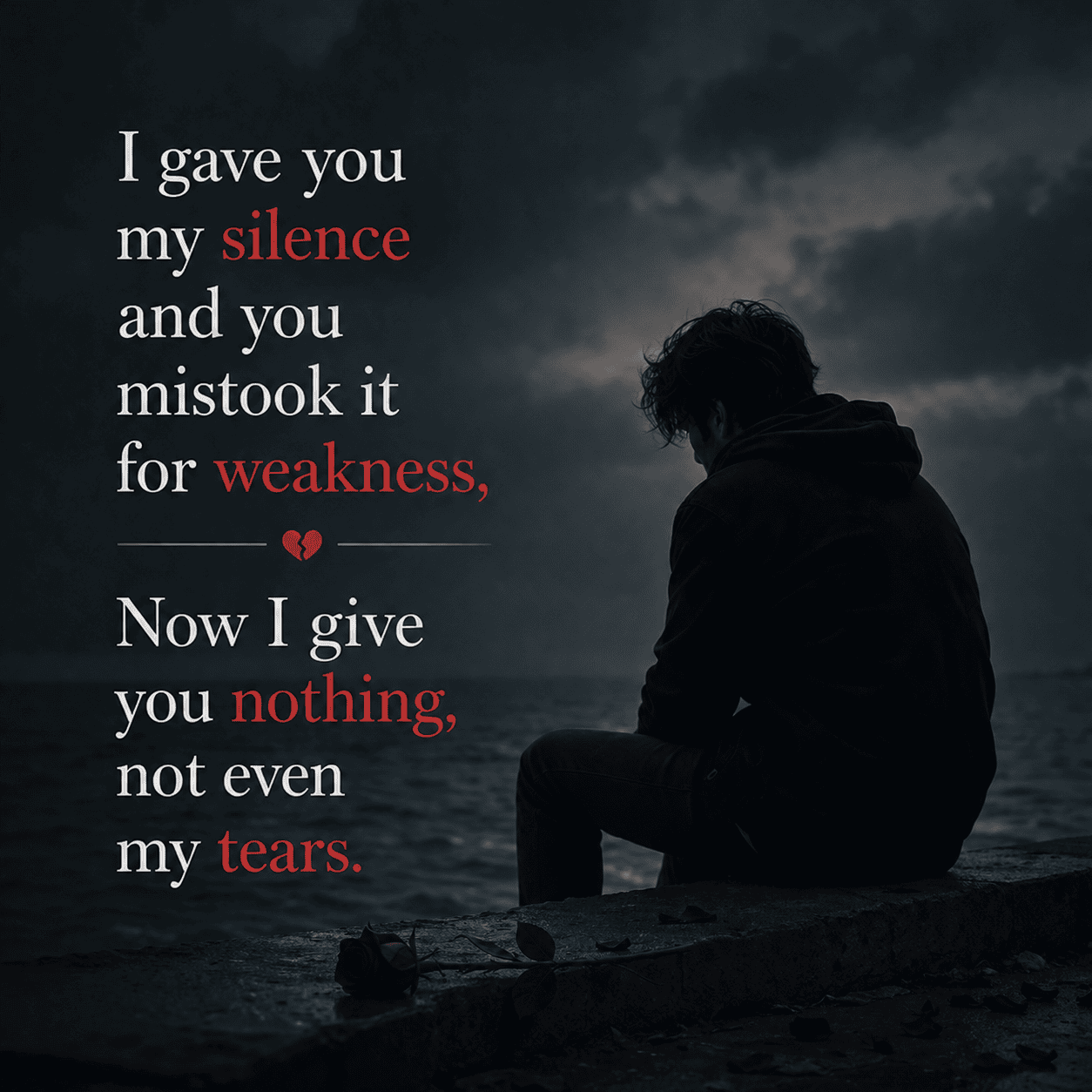 💔 Heart Broken Shayari in English